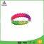  supply Beautiful polychrome silicone gift bracelet