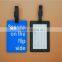 Personalized full color print plastic ID pvc luggage tag / pvc luggage name tag