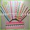Disposable Biodegradable Fashion Design 100% Natural Paper Straw
