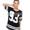 Custom Sublimation American Football Jersey Womens Oversized Baseball Soccer T Shirt Print Tees Football Jersey New Model