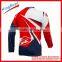 100%polyester Coolmax downhill mountain bike jersey