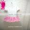 Hot selling girl's tutu dress latest children designs fashion summer baby dress