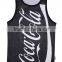 Custom Sublimation Polyester 3D Printing Promotion Sport Men Tank Top