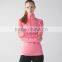 Dong guan sweatshirt manufacturer custom half zip sweatshirt for women