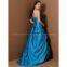 Taffeta material hand made strapless ruched bridesmaid dress