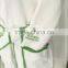 Cheap wholesale promotional best price cotton bath robe with embroidery logo for hotel and resort