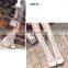 B22415A Ladies High-end temperament Cross bandage high-heeled boots transparent sandals