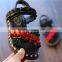 B21389A Bohemia style baby shoes girls Cross Lacing sandals
