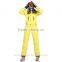 Fashionable Red Ski One Piece Jumpsuit with Many Zippers and Pockets