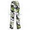 custom green long ski pants