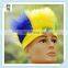 Patriotic Colors Team Sports Fan Cheap Party Synthetic Wigs with Headband HPC-0031