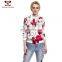 2016 latest design print women denim jacket,print safety jacket