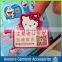 Durable custom strong self adhesive paper sticker with letter
