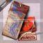 Custom attractive designs casual jeans paper hang tags for apparel garment