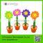 PVC creative stationery ballpoint pen/colorful sunflower for children study