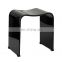 2017 hot sale acrylic showe stool,custom acrylic vanity stool