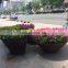 Outdoor Garden Corten steel planter boxes