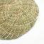 Home deco natural round seagrass  handmade kitchen placemats