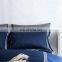 Hot Sales Home luxury Wedding Navy bed sheet bedding set Factory Cotton/Microfiber