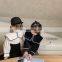 6710/Elegant kids school turn down collar sweet shirt custom korea fashion wholesale girls top