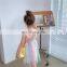 2020 New Girls Rainbows Dress Fashion Cotton Summer Girls Dresses