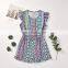 A0176# 2020 Summer Girls' Overall Pants Print All-match Fashion European and American
