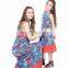 2019 new Vintage Print Clothes Women Long Dress Wholesale Mommy And Me Apparel (this link for WOMAN)