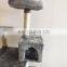 Luxury Multi Layer Cat Wooden Scratch Climbing Tree Tower with Plush Sisal Scratching Post