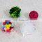 2020 New Design Rainbow Cat Plush Toy Ball with Bell Colorful Rolling Soft Cat Dog Training Playing Ball