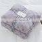 Lively warm soft double lambskin brushed flannel blanket for bed floor