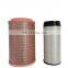 High quality and durable automobile engine metal material K2841PU air filter element