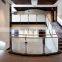 Morden Handrail Design Clear Glass Indoor ASTM Stair Stainless Steel Handrail