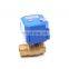 CWX-25S 2 way brass ss304 5v 3.6v 12v 24v 110v 220v DN15 DN20  mini electric motorized water ball valve for water detector