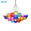 Minimalist Glass Colorful Pendant Lamp Bubble Ball Ceiling Lamp for children room