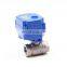 12V 24V stainless steel and brass 2 way 3 way electric motorized ball valve DN15 DN20 DN25