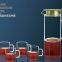 High Borosilicate Glass Filtering Teapot with 4pcs Tea Cups Glass Drinking Set