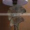 Factory cheap wholesale light fixtures vintage leaf shape bedroom desk lamp for hotel home