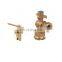 Forged Brass angle lockable ball valve