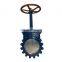 Stainless Steel Disc Hard Sealing PN10 PN16 Motorized Knife Gate Valve