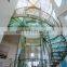 oversize tempered curved bend sheet glass balony