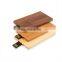Personalized DIY LOGO Wooden Credit Card USB 2.0 Flash Drive Memory Stick For Computer