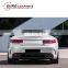 S class W217 S63 coupe rear diffuser with exhaust tips 2018-2020y pp material siliver and black color rear lip