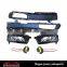 Car Fog Lamp Light Assembly Kits With Bumper Grille Cover for VW Transporter T6 T7 2016 2017 2018