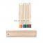 Wholesale muti-function sliding wooden pen gift display box
