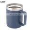 portable hiking sample travel vacuum flask portable outdoor stainless steel double wall beer coffee cup