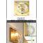Antique Brass Finish Crystal Wall Sconce For Bedroom Metal Football Crystal Wall Lamp