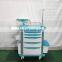 High quality ABS emergency trolley emergency cart for hospital