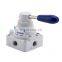 4HV Series Factory Direct Sales Pneumatic Manual Hand Perated Rotary Valve