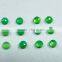 Green Chrysoprase 3x3 mm Faceted Cabochon