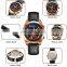 Wholesalers SKMEI Factory Custom Watches Men Wrist Luxury Leather Waterproof Quartz Watch